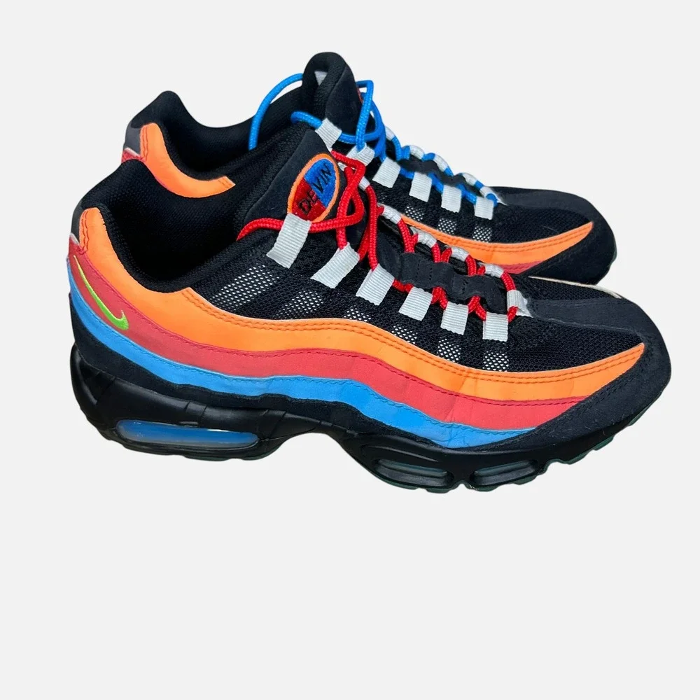 Nike Air Max 95 Mens Size 9.5 Colorblock Multi Y2K Sneakers Streetwear